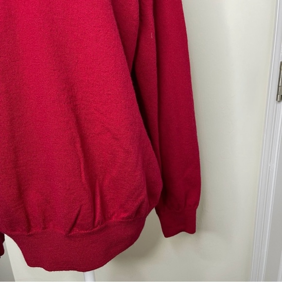Express Mens Italian Merino Wool Pullover Knit Sweater Large - Picture 3 of 8